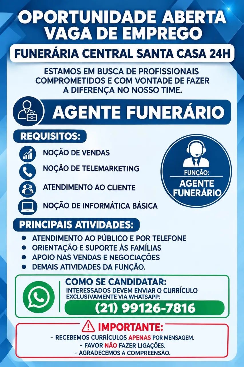 Vaga de emprego 
