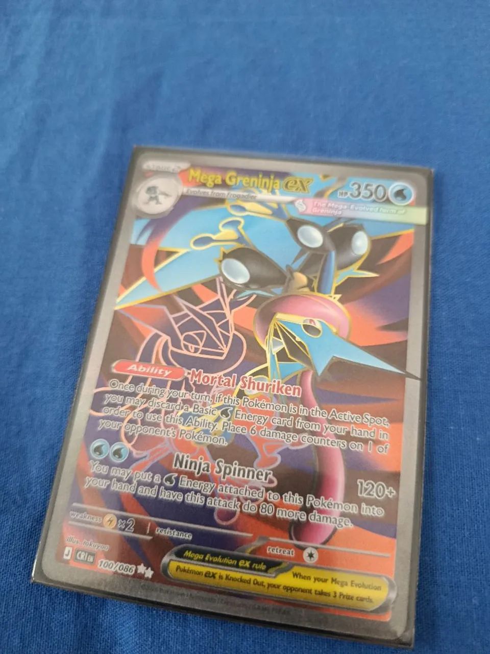 Mega greninja ex NM