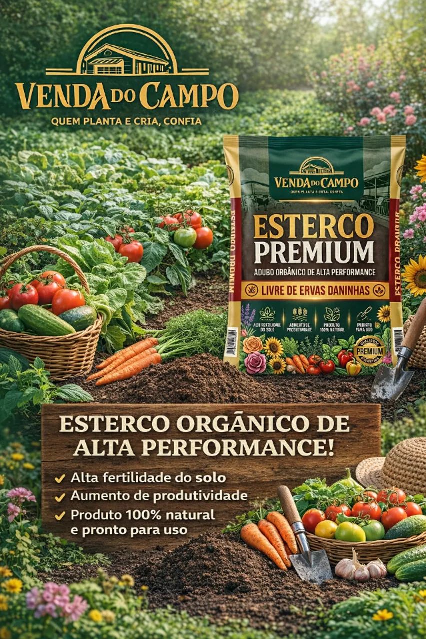 Esterco Bovino - Sem Ervas Daninhas  - Foto 6