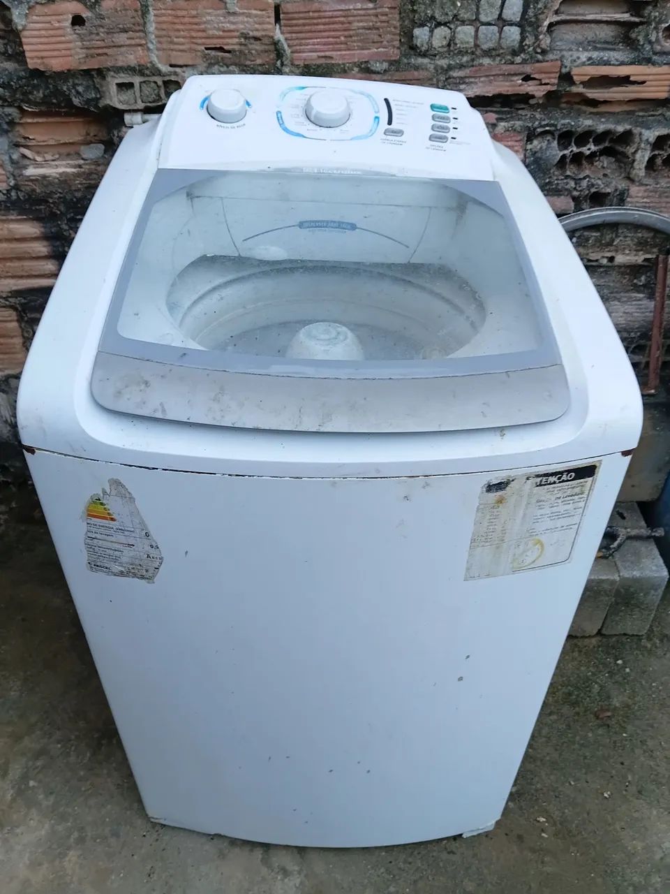 Máquina de lavar sem funcionar 
