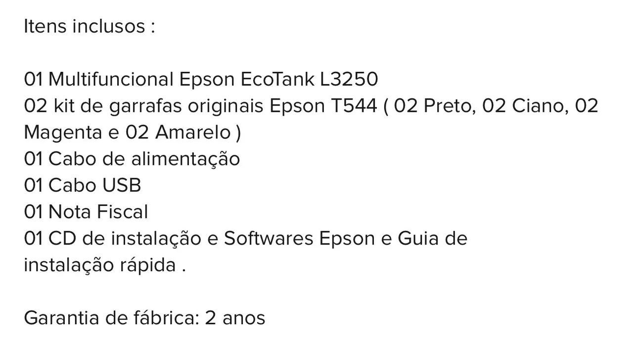 Impressora Epson Ecotank L3250 - Foto 2