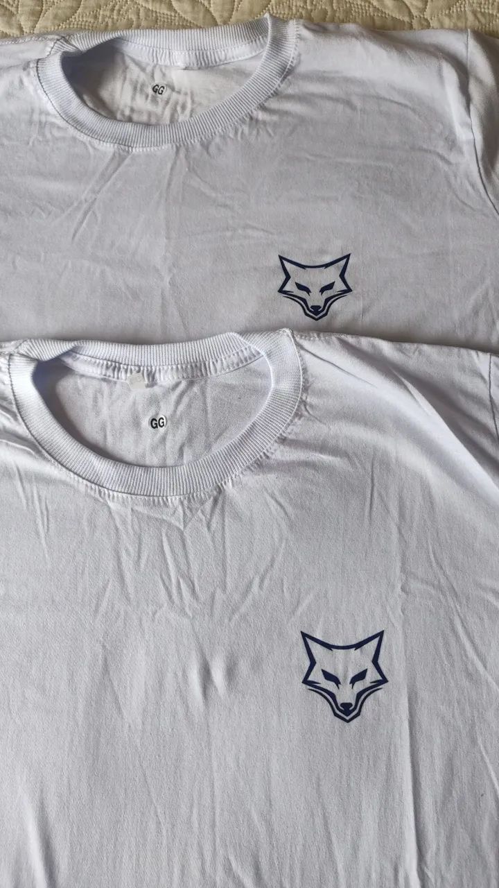 kits 2 camisas cruzeiro raposa 100% algodão - Foto 4