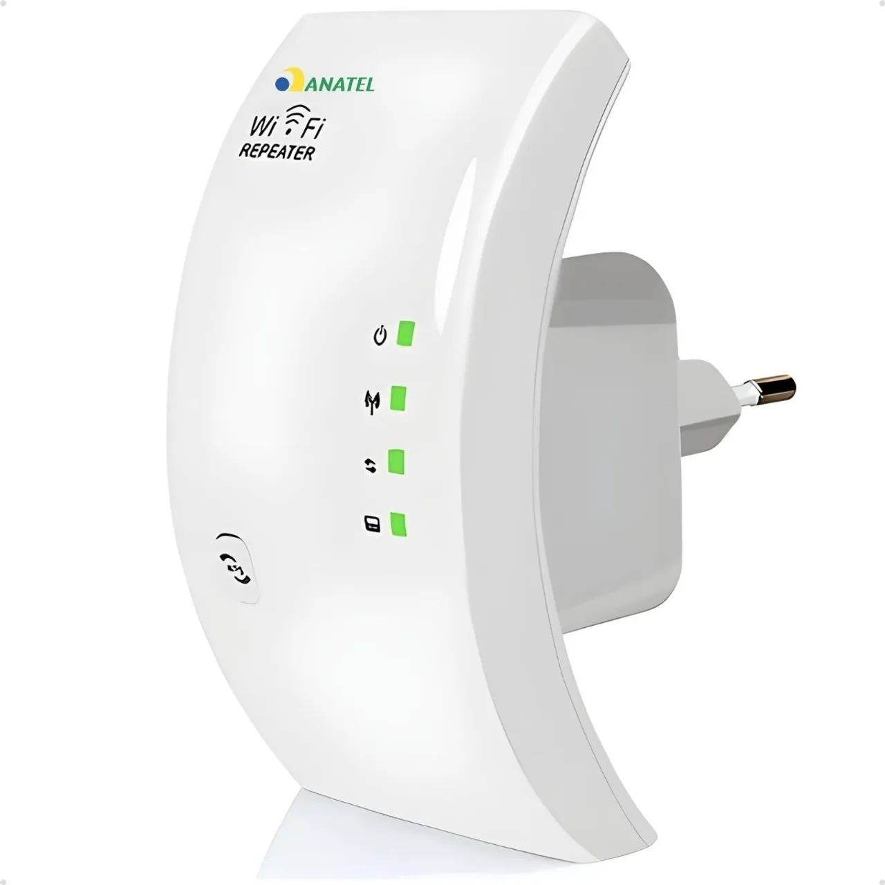 Roteador Repetidor Sinal Wifi 300mbps Wps Ap Aumentar Sinal - Foto 2