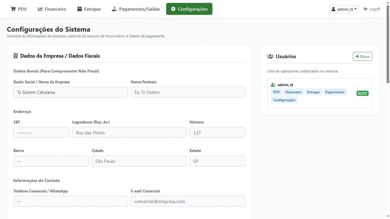 TS sistem X - Software comercial (PDV, finanças, estoque e muito mais) - Foto 3