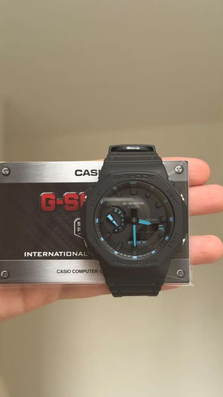Casio G-Shock GA-2100 Original Novo 200M Preto - Acessórios