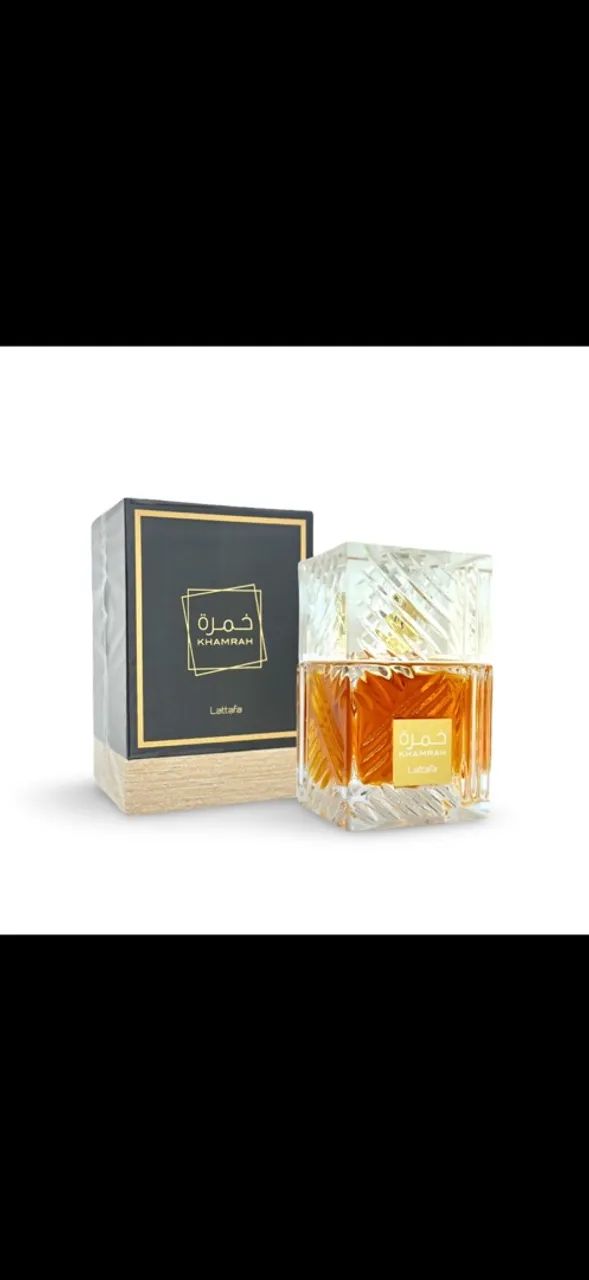 Perfume Lattafa Khamrah 100ml - Frasco e Embalagem - Foto 3