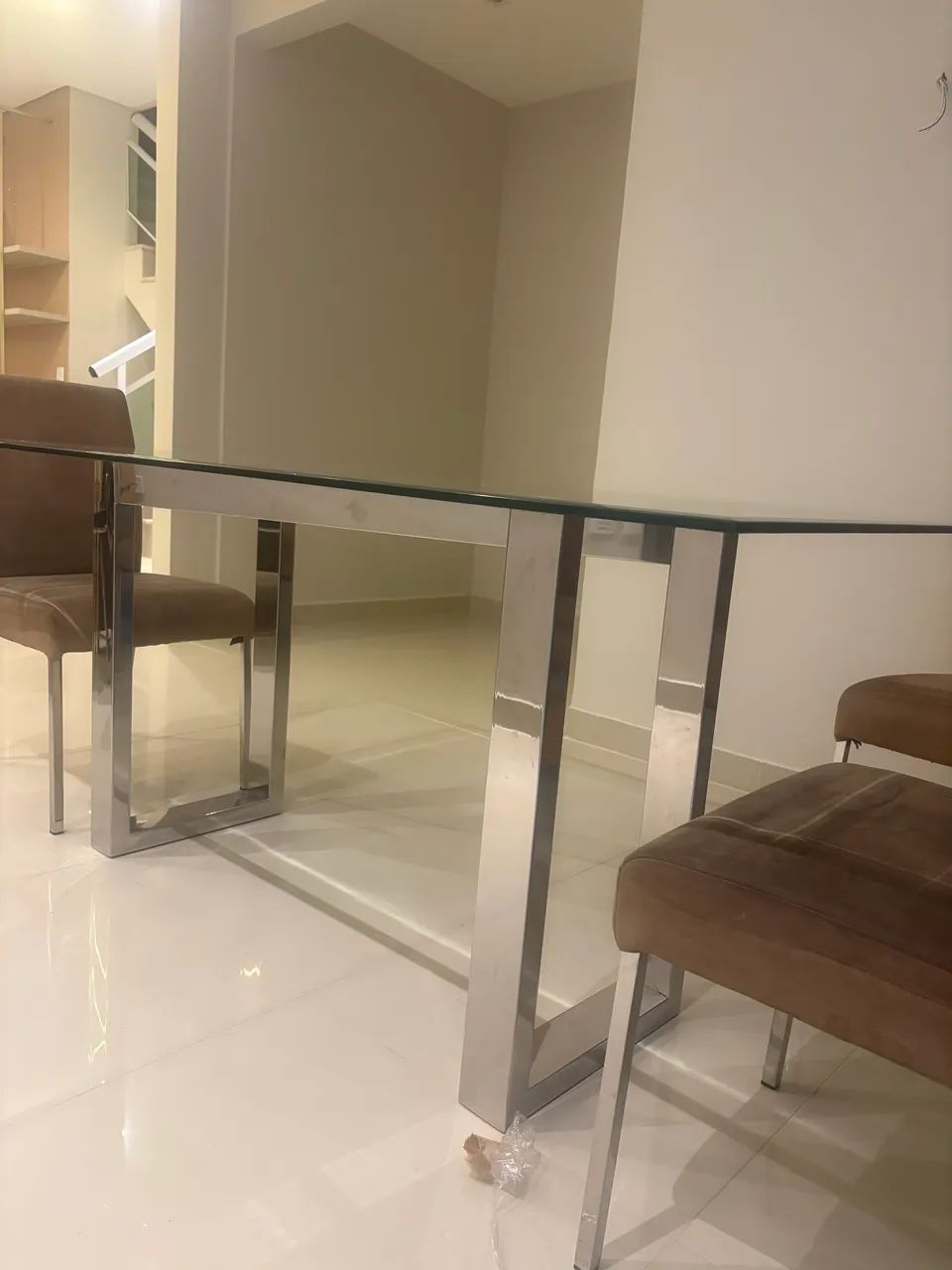 Conjunto de mesa de jantar com cadeiras - Foto 3