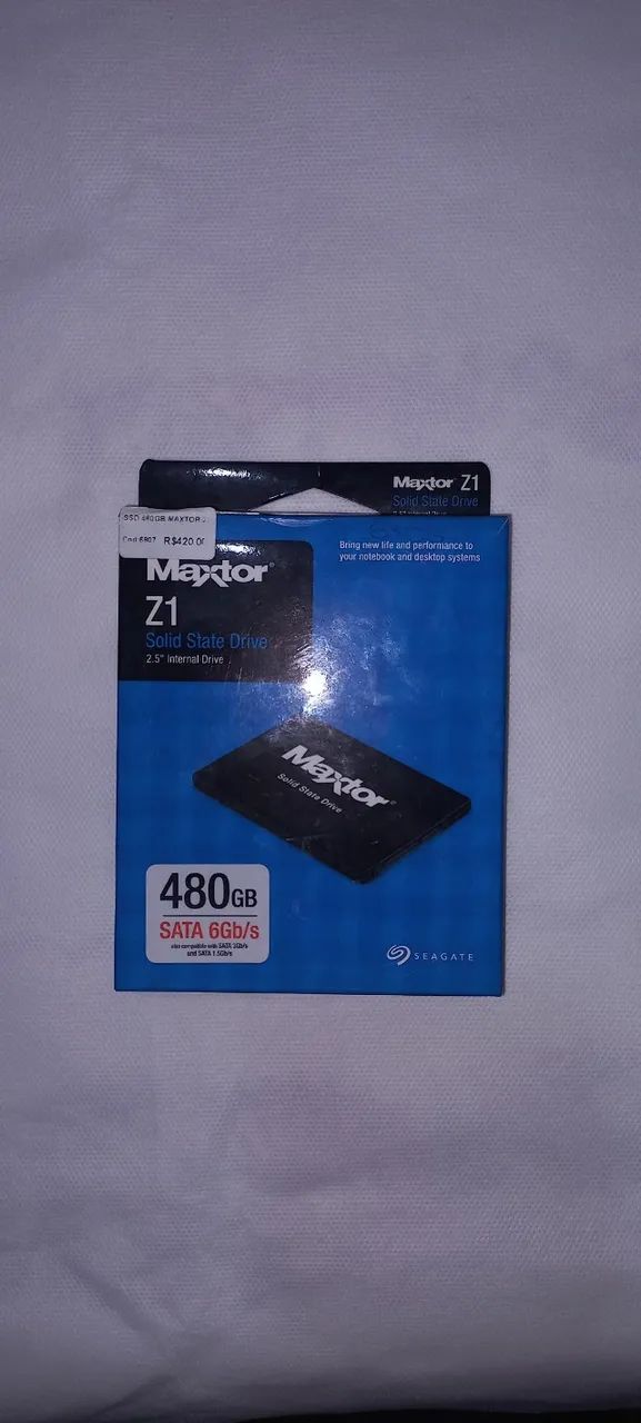 SSD 480 GB MAXTOR Z1 2.5 " INTERNAL DRIVE
