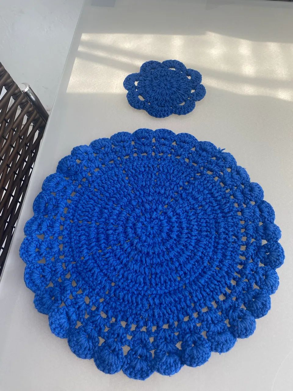 Kit de suplá  de crochê - Foto 2