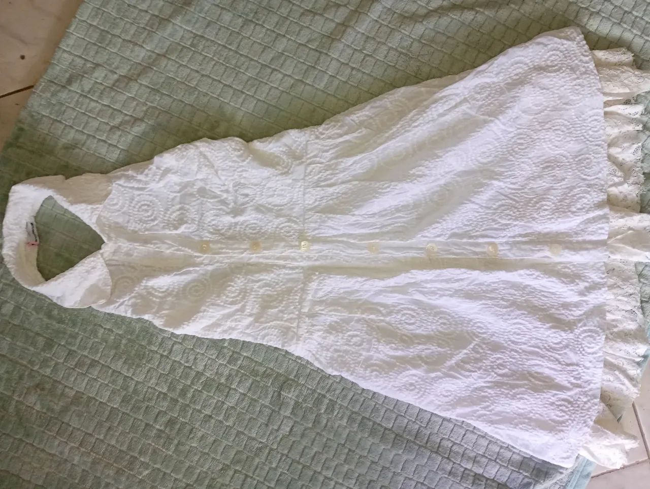 Vestido branco tamanho 36 - Foto 2
