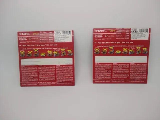 Kit 2 Dvd-r Virgens 4.7 Emtec - Foto 2
