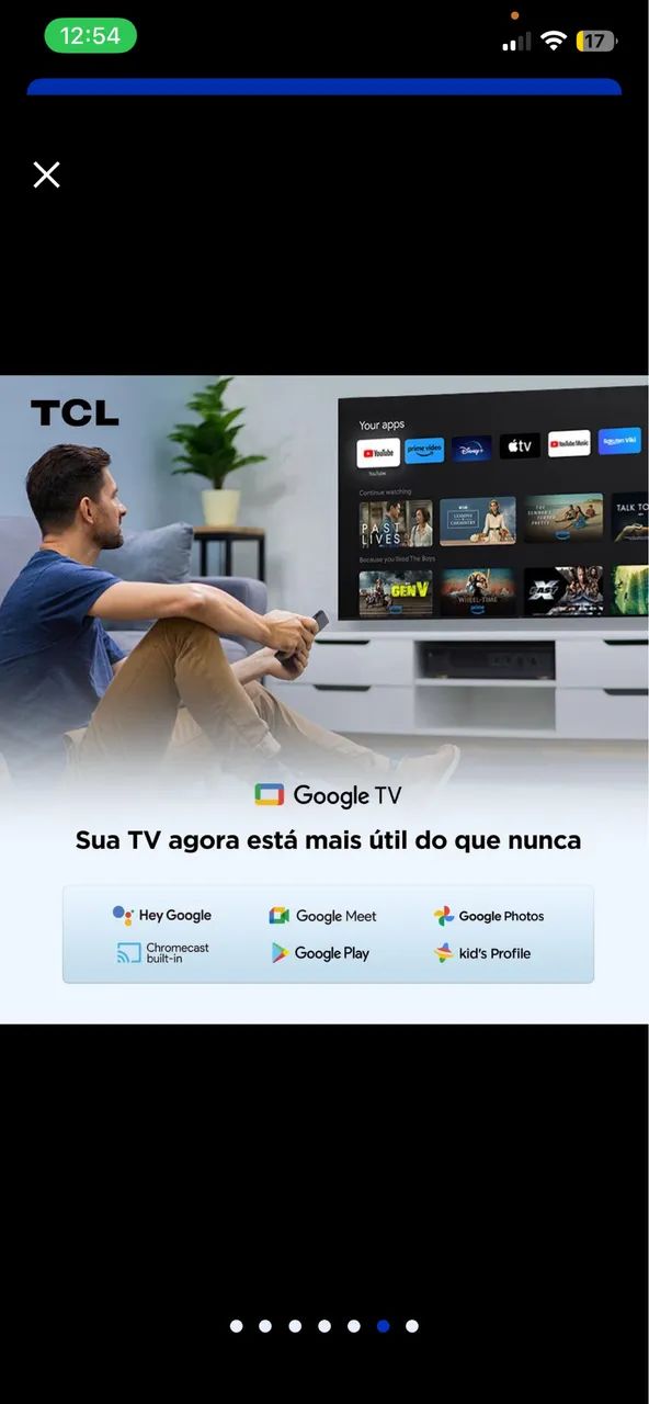 Tv 75 polegadas  só 4 meses de uso  - Foto 2