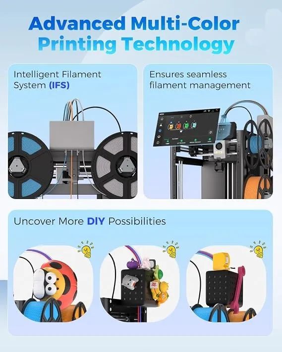 Impressora 3D Multicolorida Flashforge AD5X  - Foto 2
