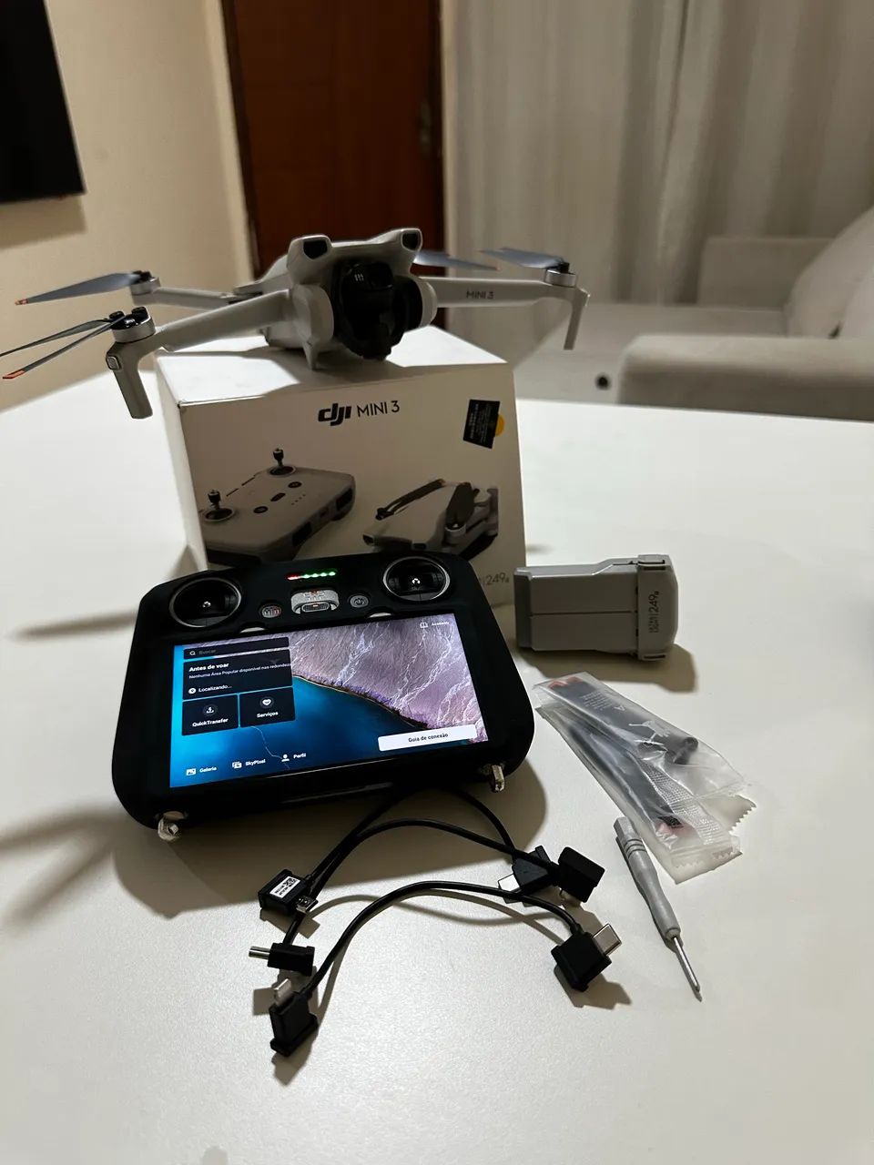 Drone DJI MINI 3 Radio com tela  - Foto 3