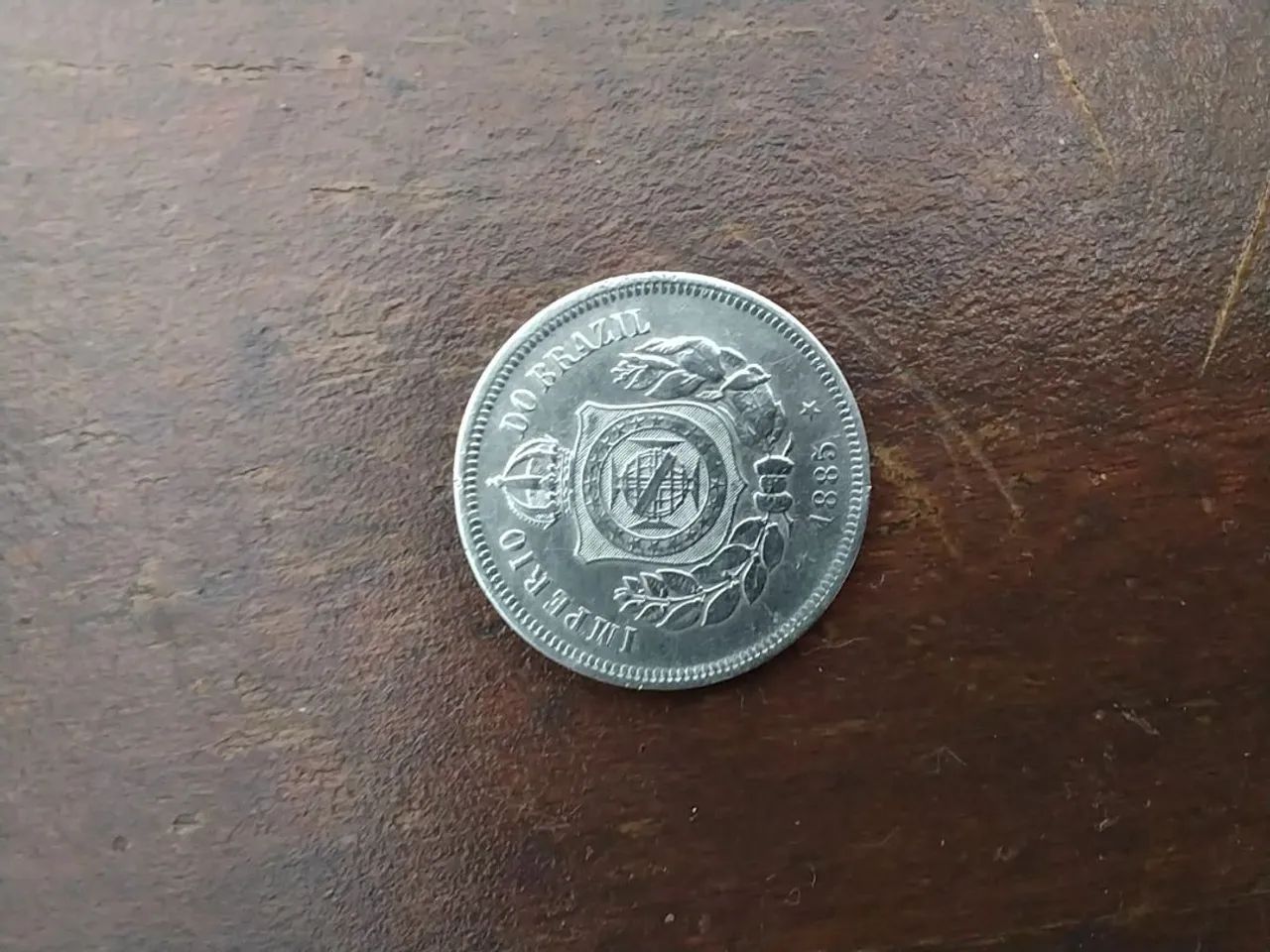Moedas Flor de cunho 1885 com sigla valor a combinar  - Foto 2