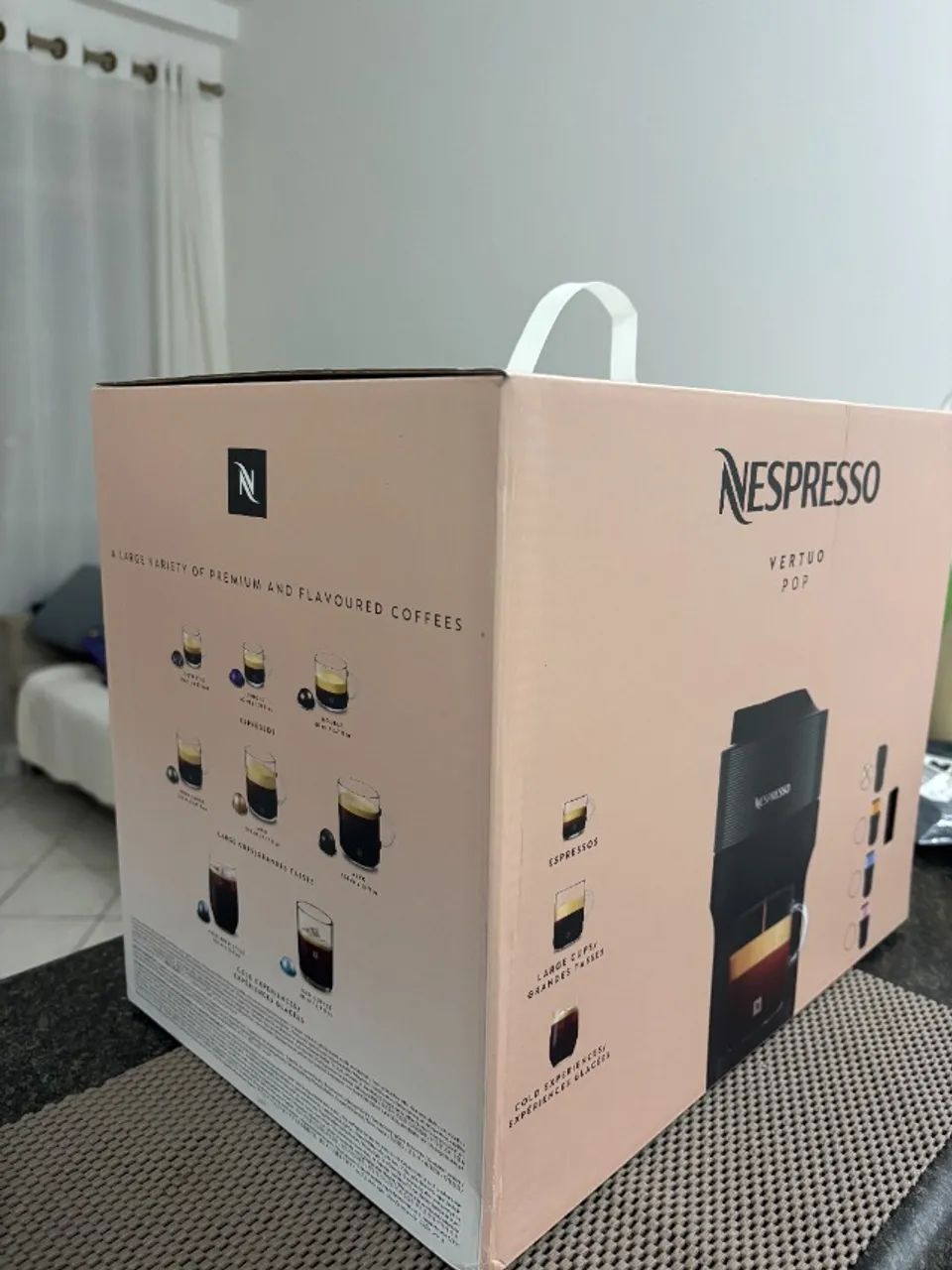 Cafeteira Nespresso Vertuo Pop Preta NOVA - Foto 5