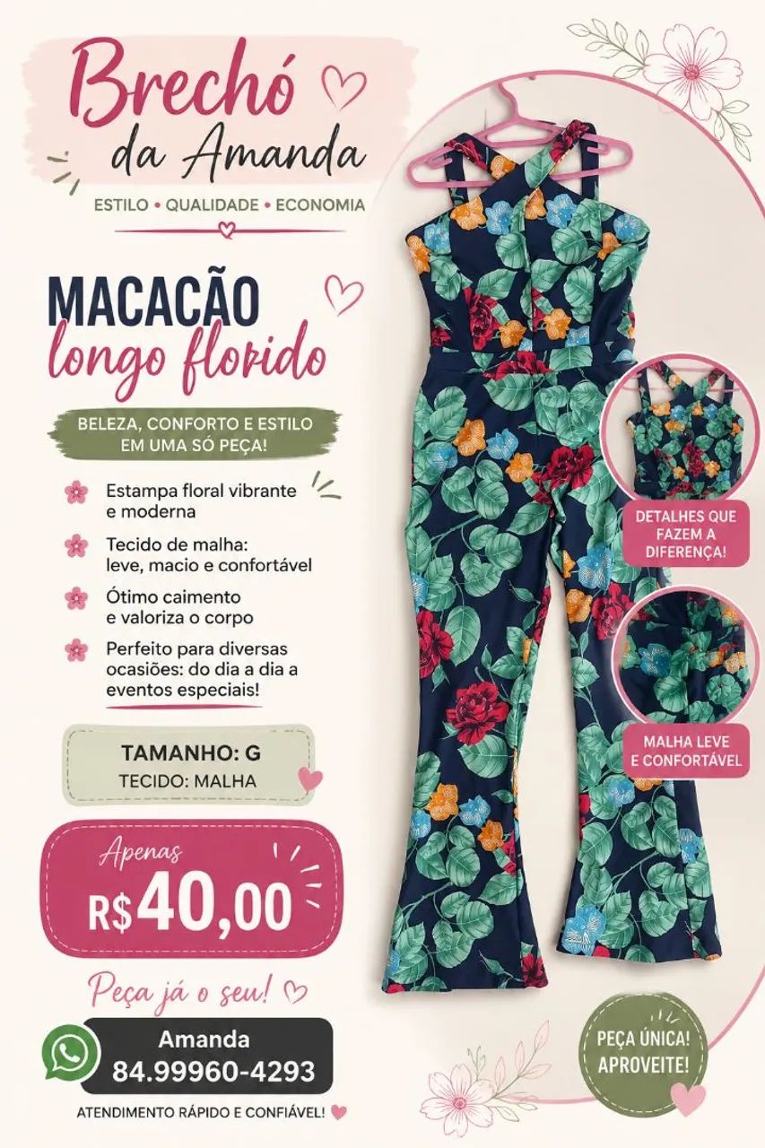 Macacao florido