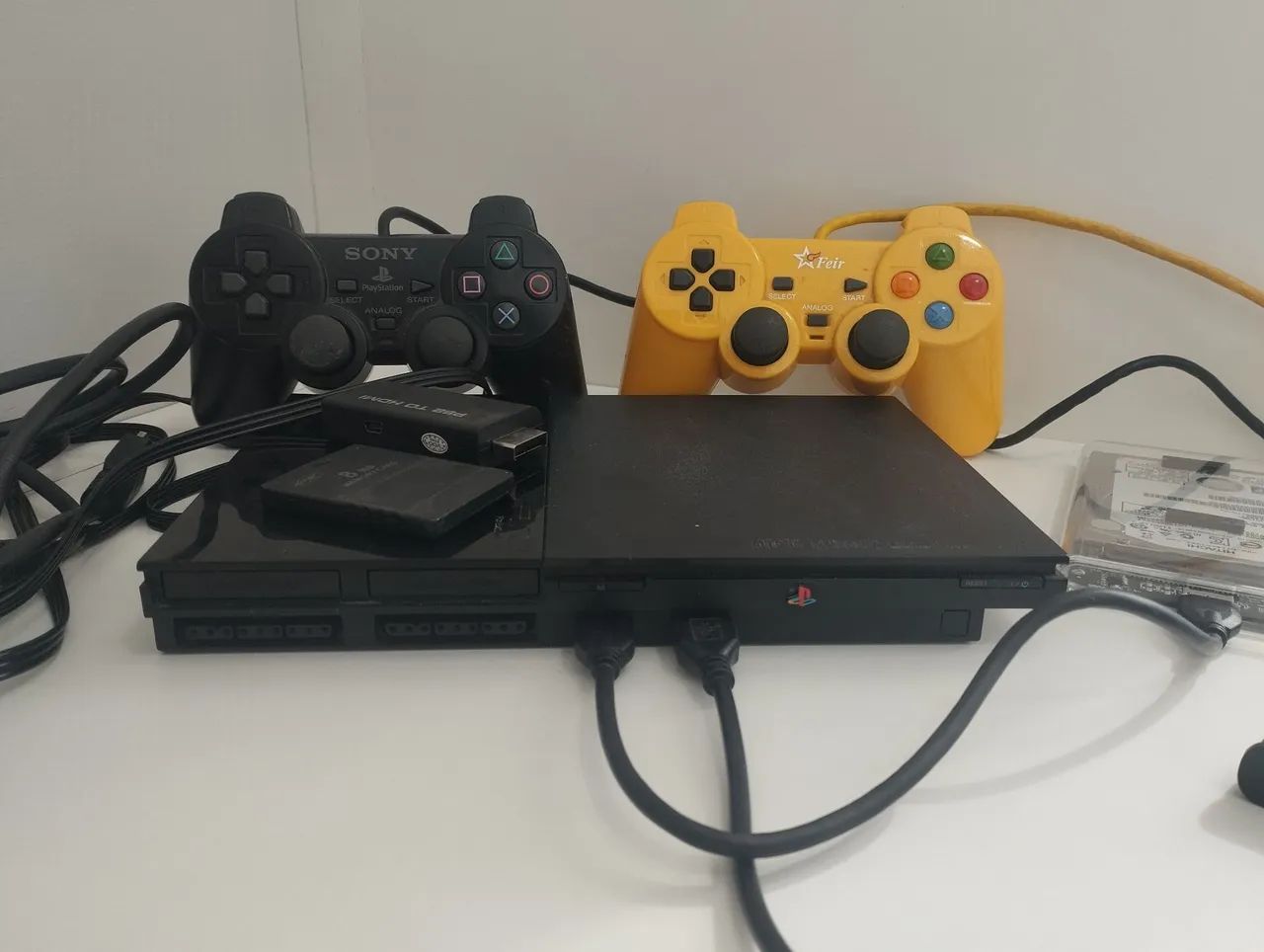 Playstation 2 slim com hd 