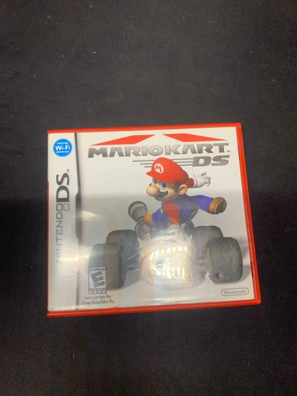 Mario Kart DS na caixa.