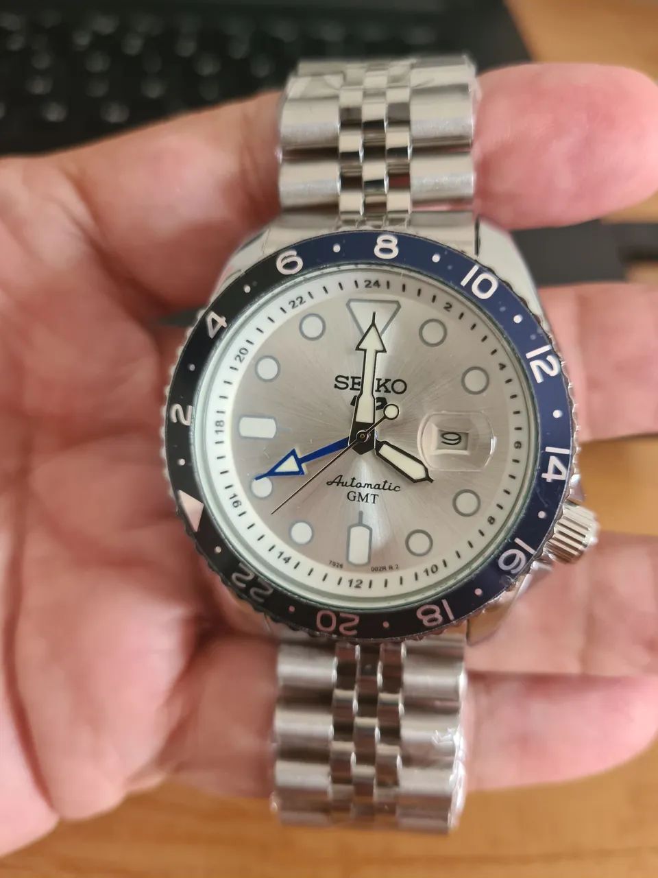 RELÓGIO SEIKO GMT PRATA - AUTOMÁTICO - FAÇA SUA OFERTA - Foto 4