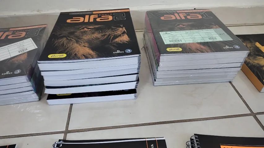 Livros didáticos anglo (lacrados e seminovos)