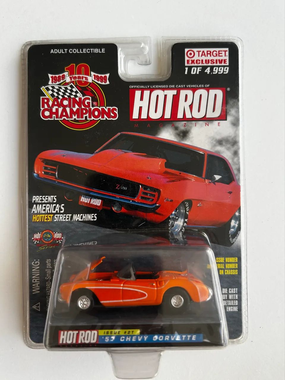 Racing Champions - 57 Chevy Corvette - Hot Rod