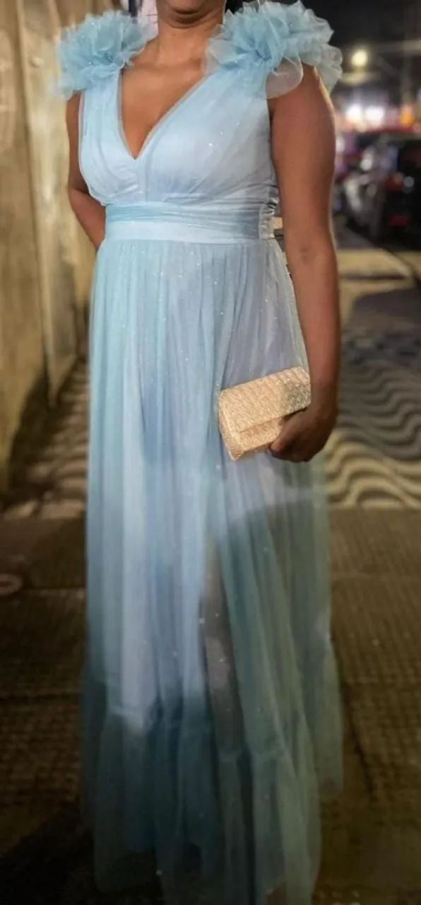 VESTIDO AZUL  SERENITY ELEGANTE - Foto 4