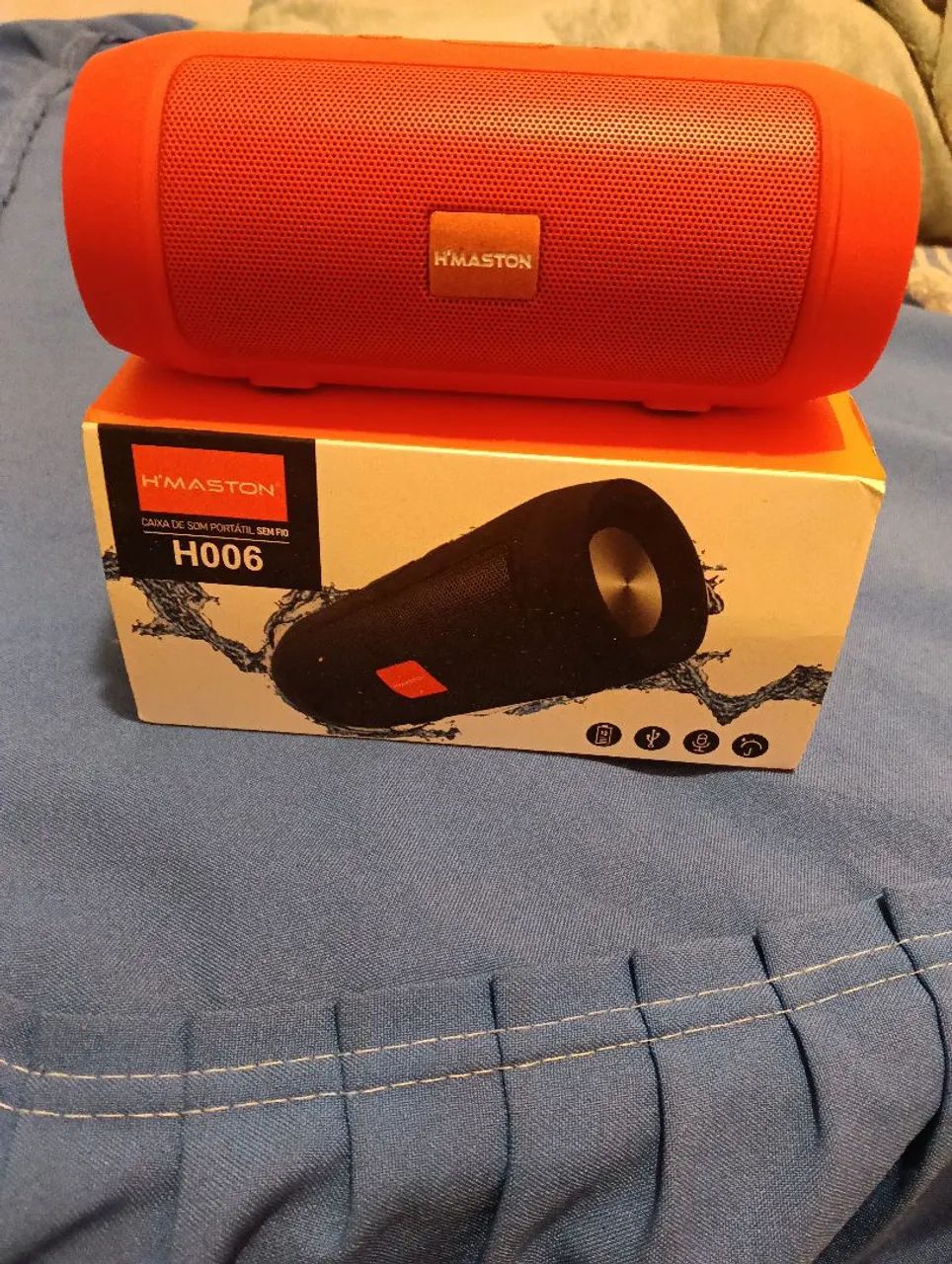 Caixa de Som H maston Bluetooth - Ótimo Estado e Funcionando Perfeitamente