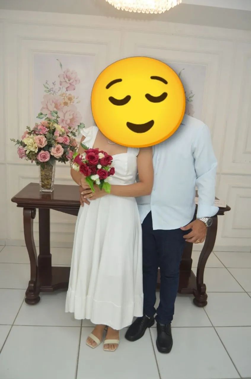 Vestido branco tamanho único 