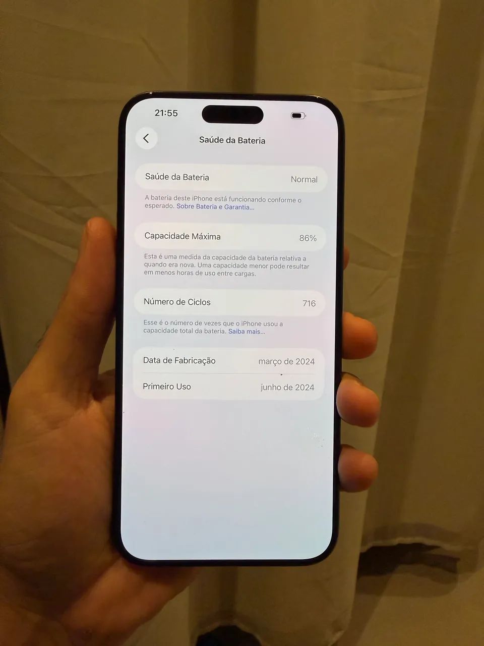 Iphone 15 Pro max 256gb otimo - Foto 2