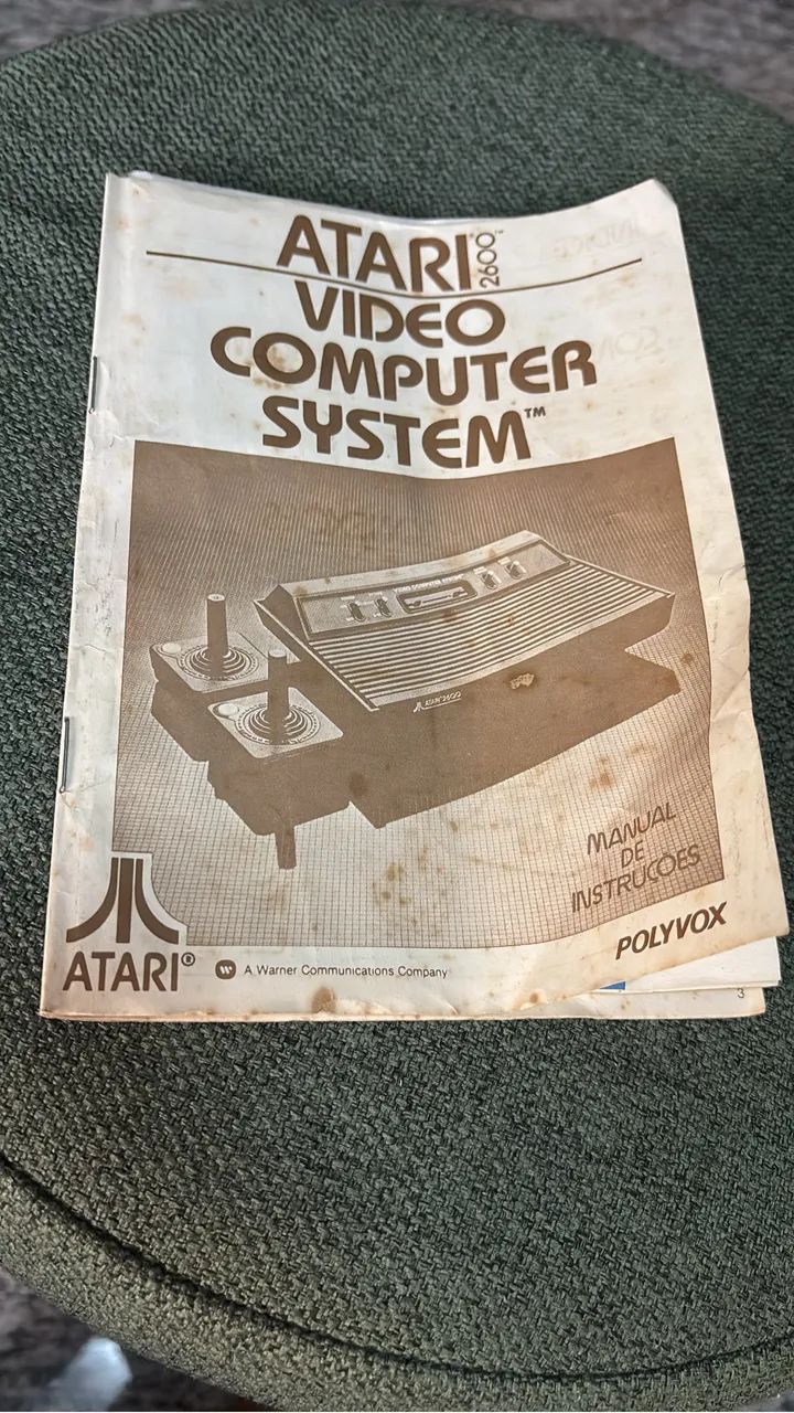 Atari 2600 Original com Joystick e Jogo - Foto 4