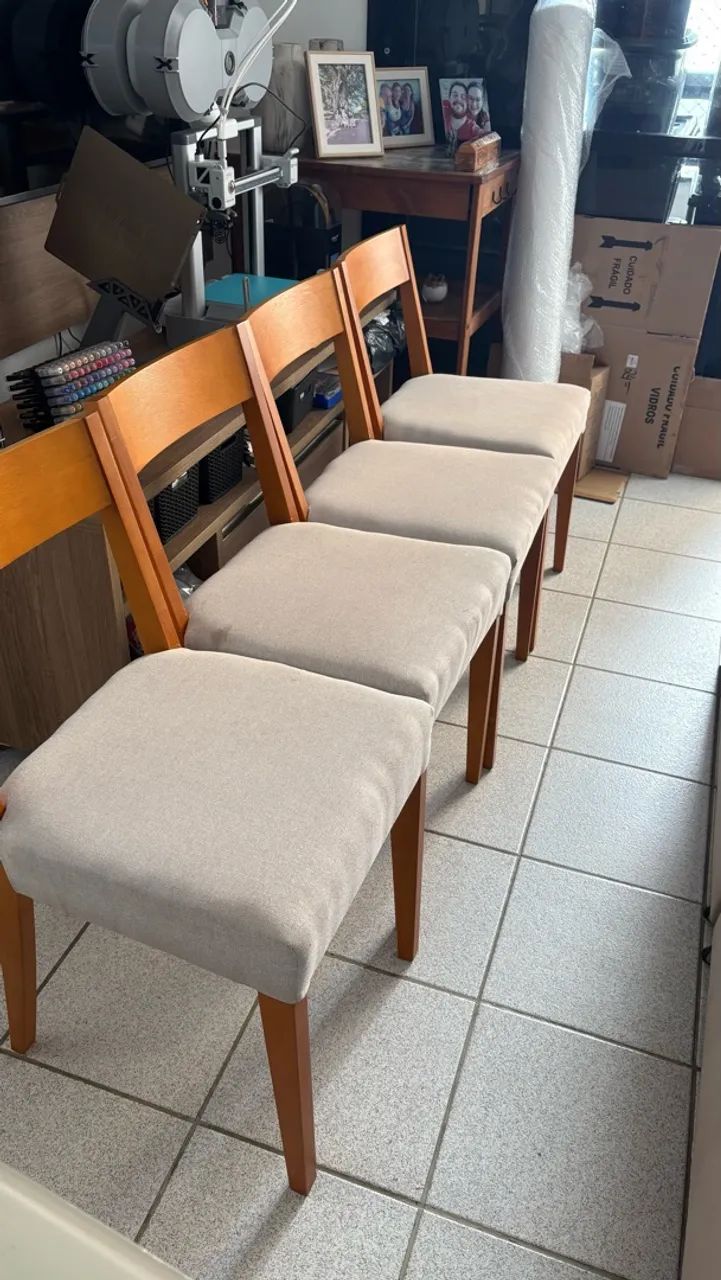 Vendo Mesa com 4 Cadeiras da Lar Shopping - Foto 4