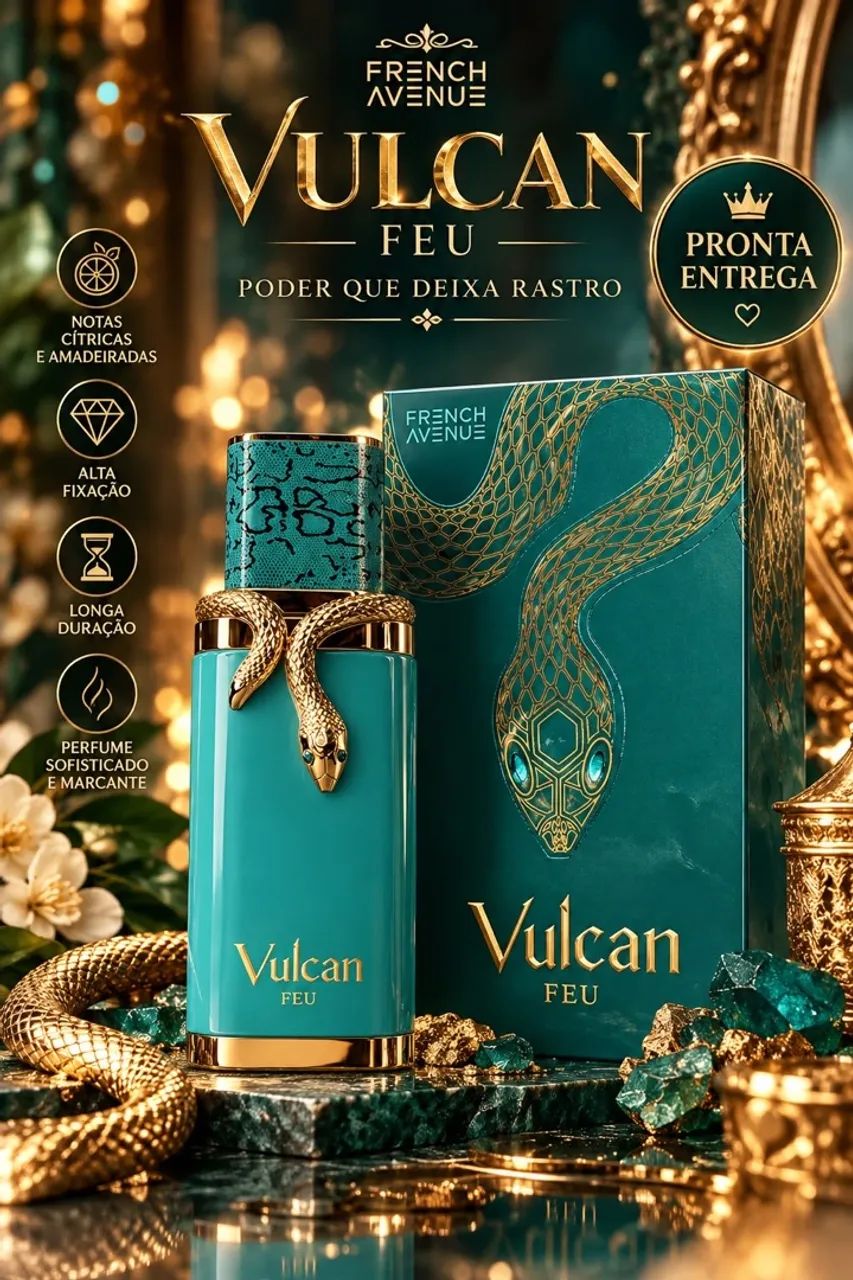 Perfume árabe Vulcan feu compartilhável  - Foto 3