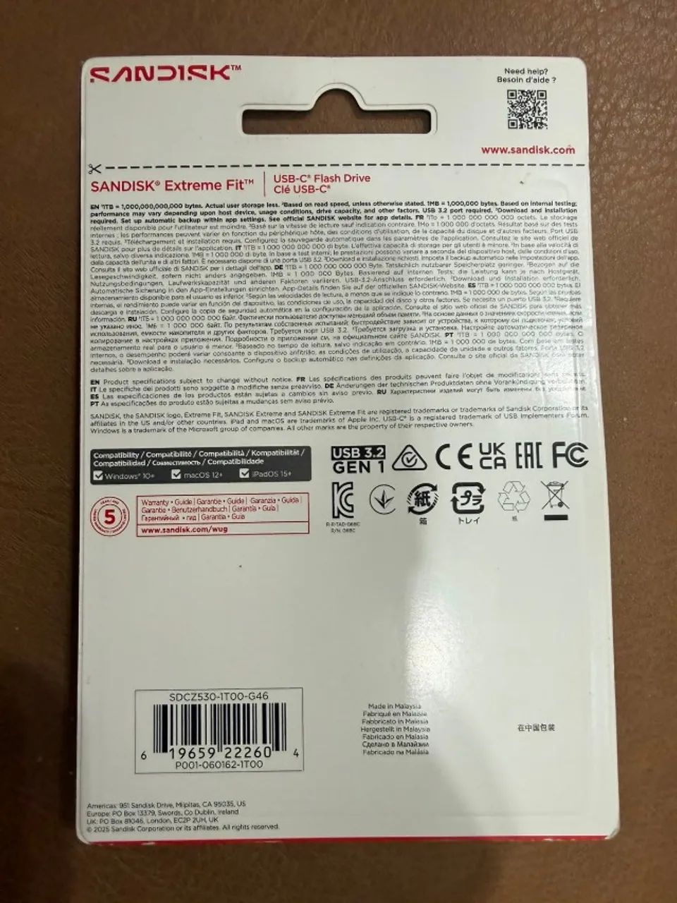 Pendrive Sandisk Extreme FIT USB-C 1TB - Foto 2