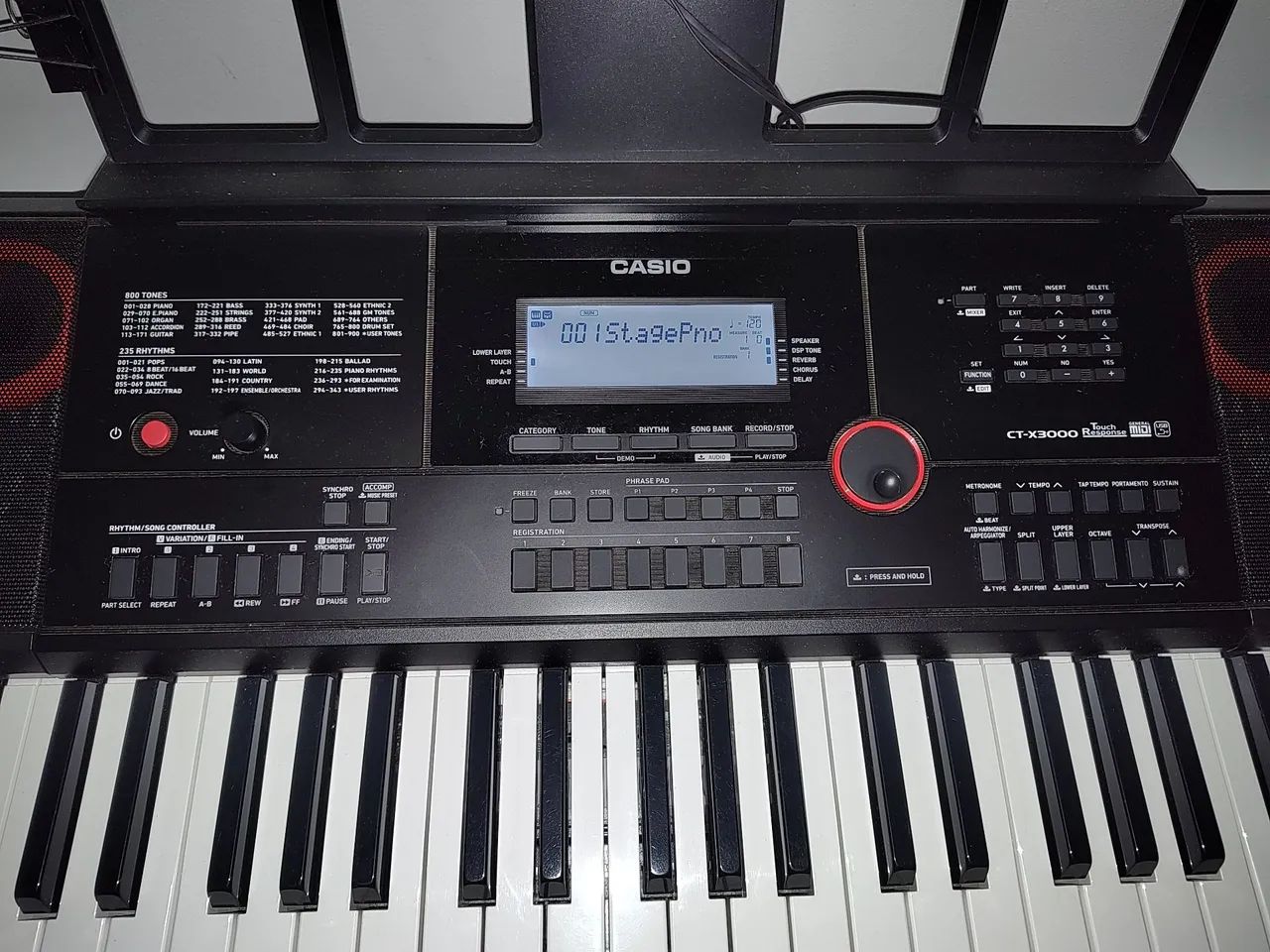 TECLADO CASIO CT-X3000