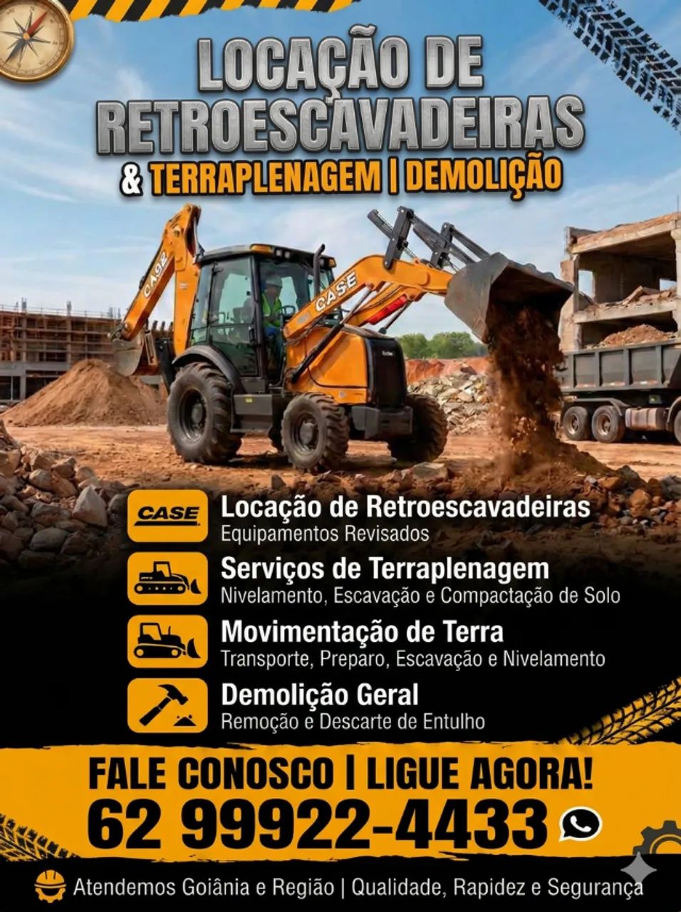 Locação de Retroescavadeiras 