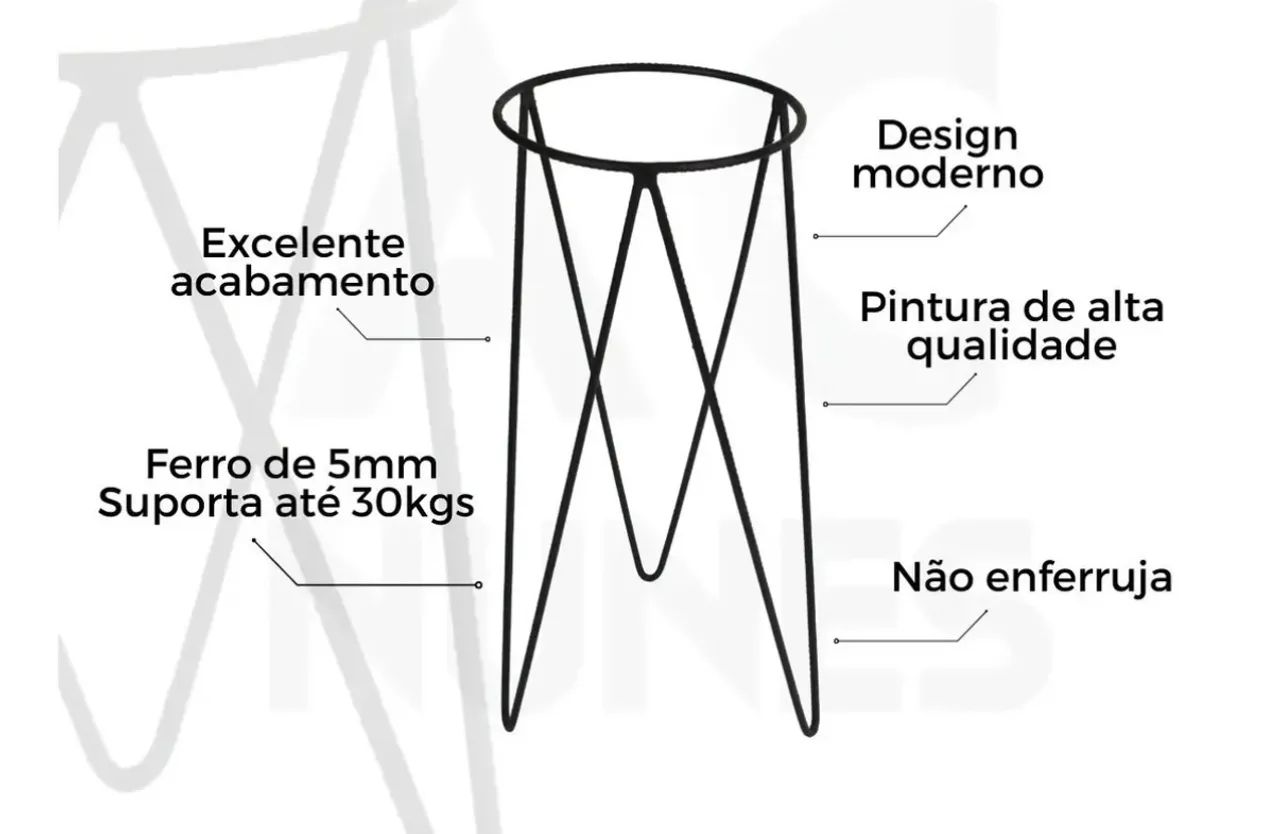 Suporte para vaso  - Foto 2