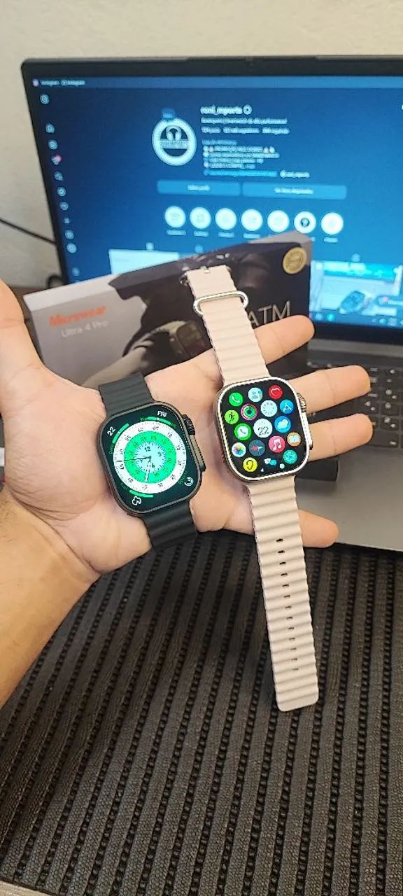 Smartwatch Ultra Pro Max séries 11 - responde whatsapp  - Foto 2