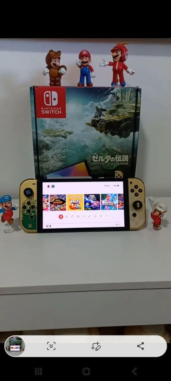 Nitendo switch oled versão zelda  - Foto 4