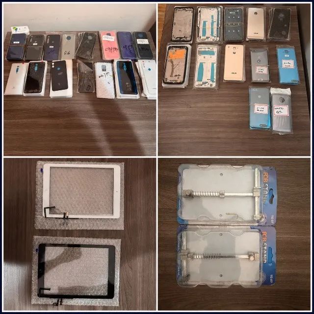 Lote completo de peças para celular Aprox 2.630 itens - Foto 3