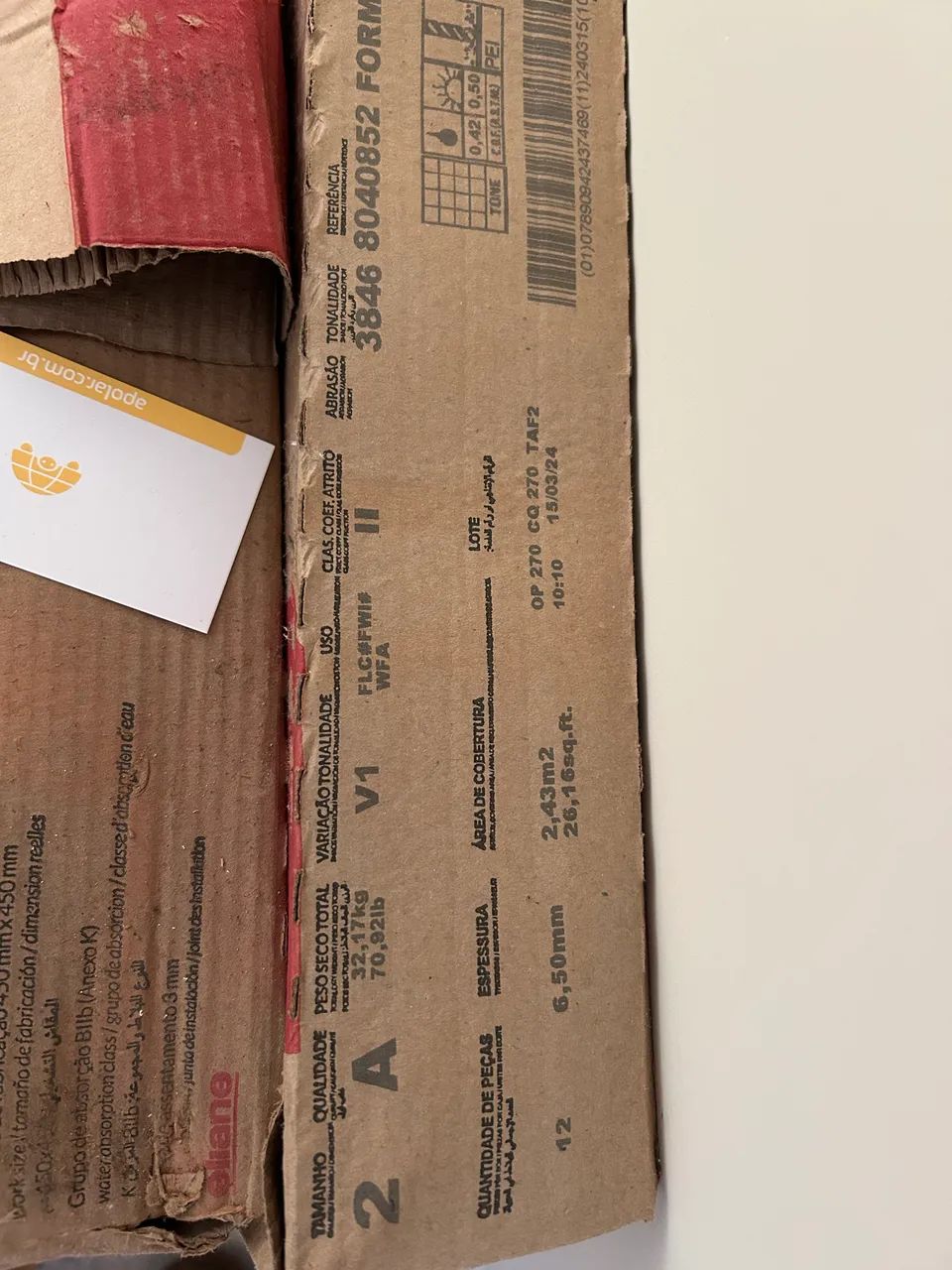 Piso cerâmica branco Eliane 45X45 - Foto 3