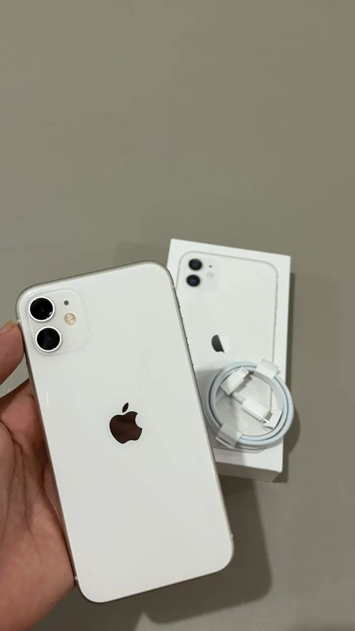 iPhone 11, 128 gb, branco - Celulares e Smartphones - Samambaia