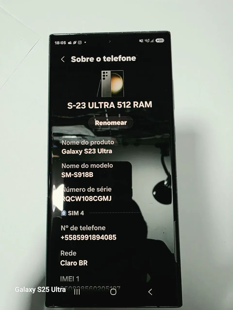 S-23 ULTRA 512 RAM NA GARANTIA SAMSUNG 