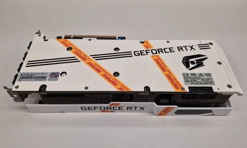  Placa de vídeo Colorful iGame RTX 3070 Ti 8GB Ultra White OC Triple Fan LED - TOP! - Foto 5