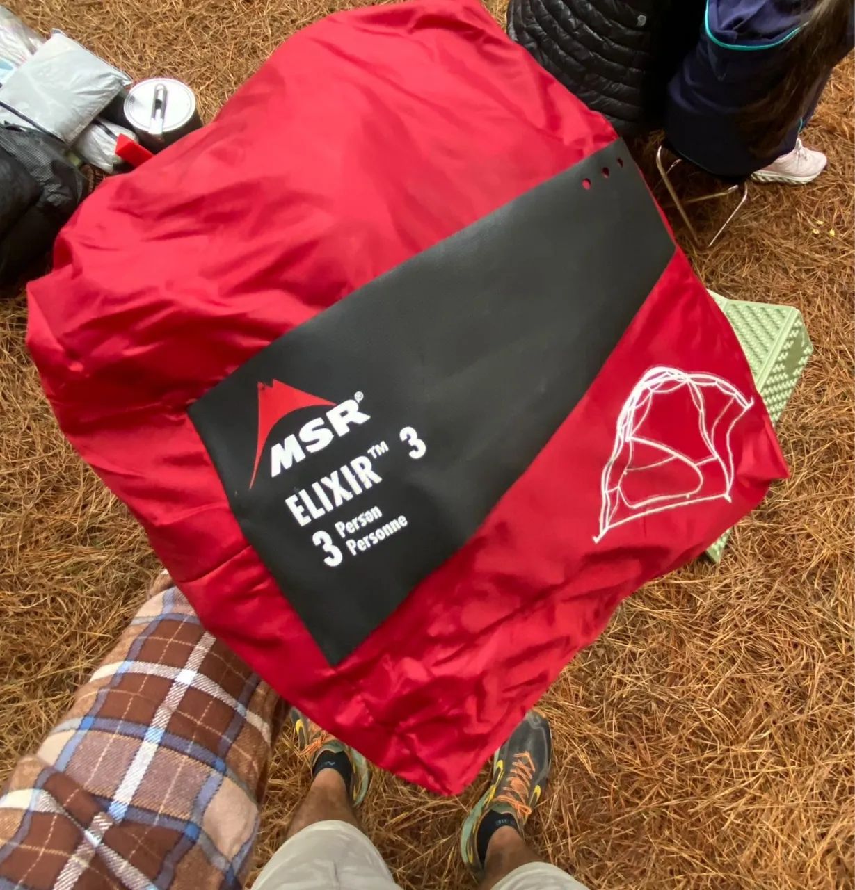 Barraca MSR Elixir 3 pessoas Usada - Foto 3