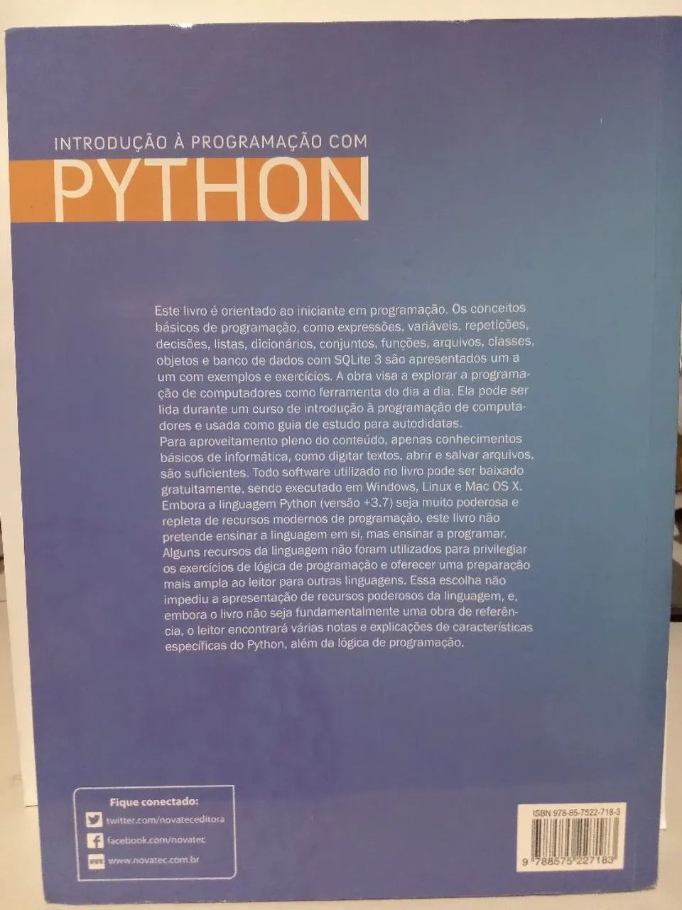 Livro Introdução a programação com Python - Foto 2