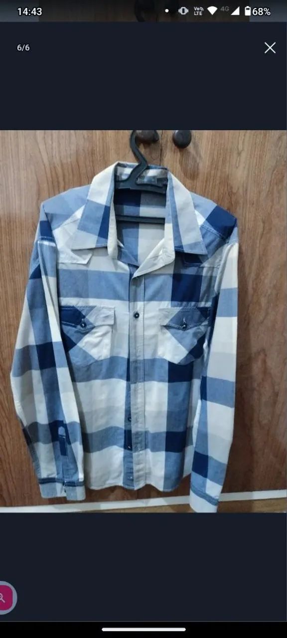 Camisa Hering xadrez 