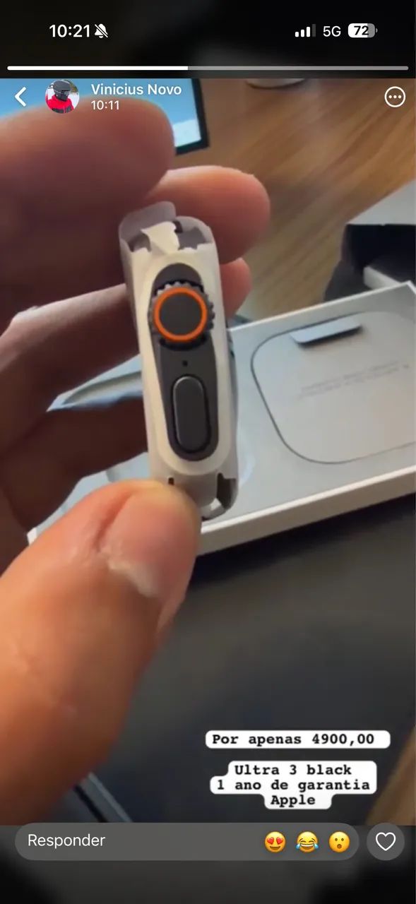 Relógio garmin