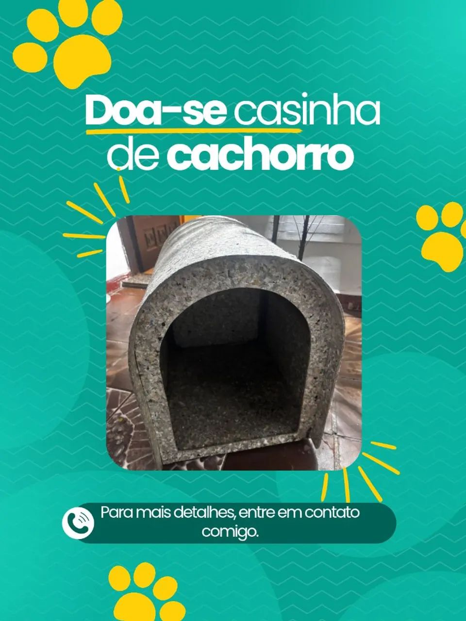 Doação de casinha de cachorro 