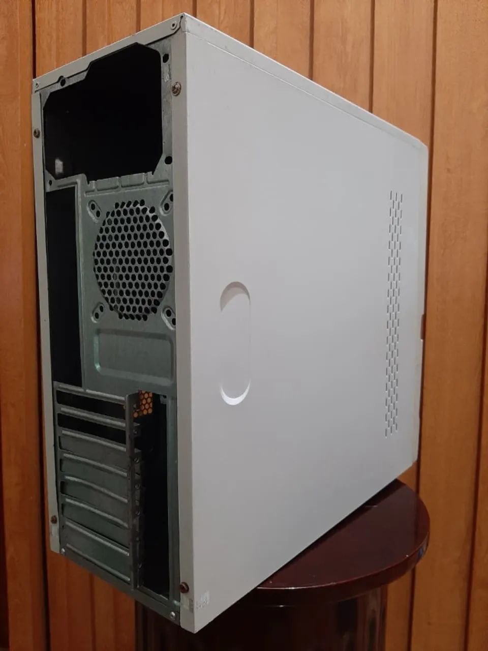Gabinete Retrô Branco Bege Prata PC Sleeper Clássico Anos 2000 - Foto 3